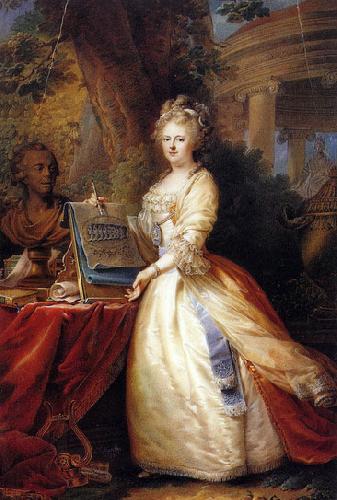  Portrait of Maria Feodorovna (1759-1828), Tsarina of Russia